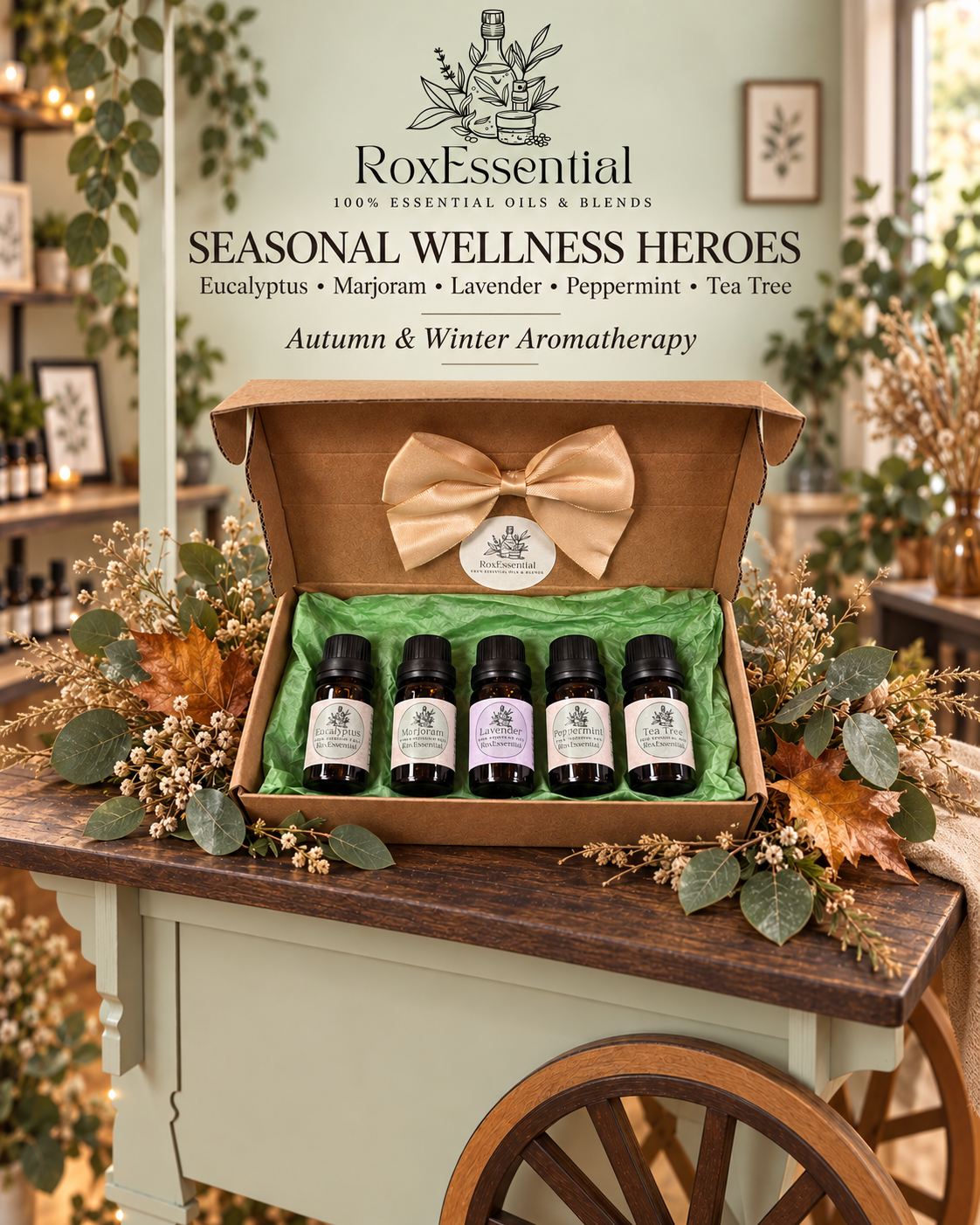 Seasonal Wellness Heroes Essential Oil Gift Set