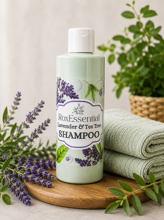 RoxEssential Lavender & Tea Tree Shampoo | Gentle Family Shampoo 250ml