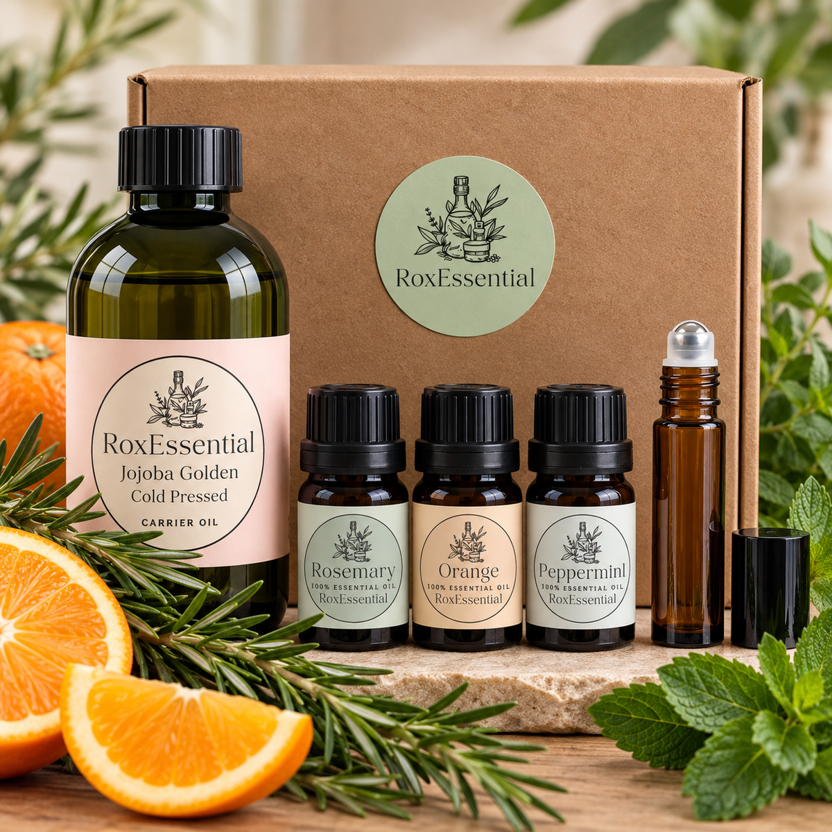 Focus & Clarity Aromatherapy Starter Kit | RoxEssential
