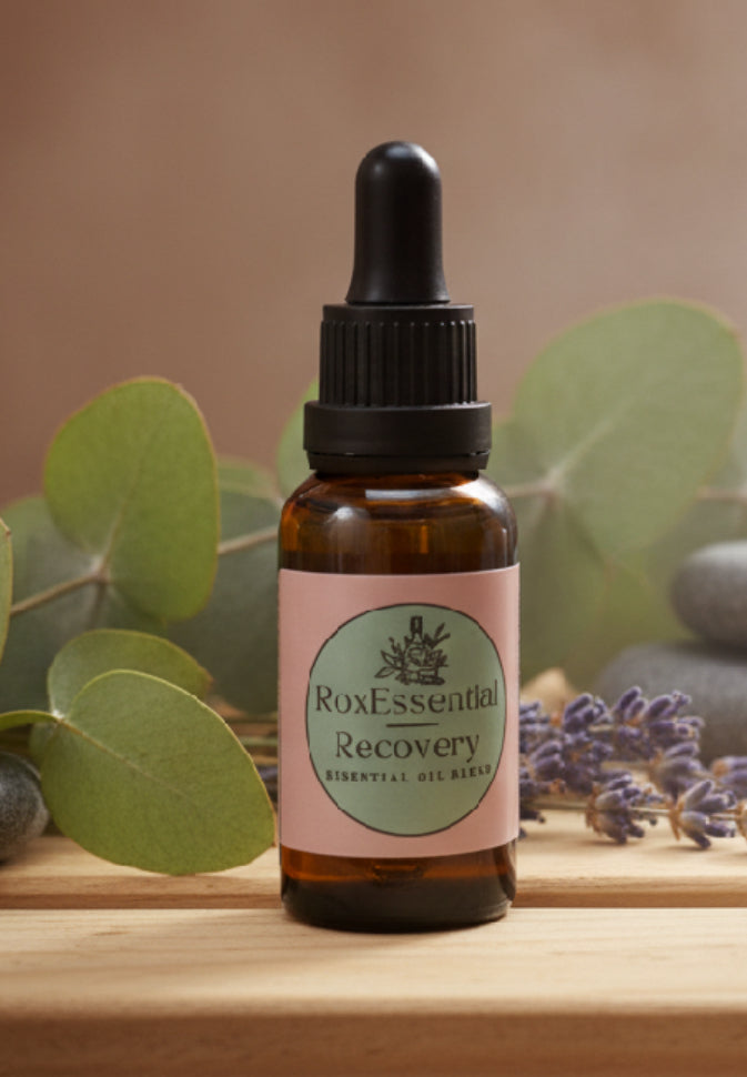 RoxEssential Recovery Blend | Warming Body & Massage Oil for Post Exercise Care