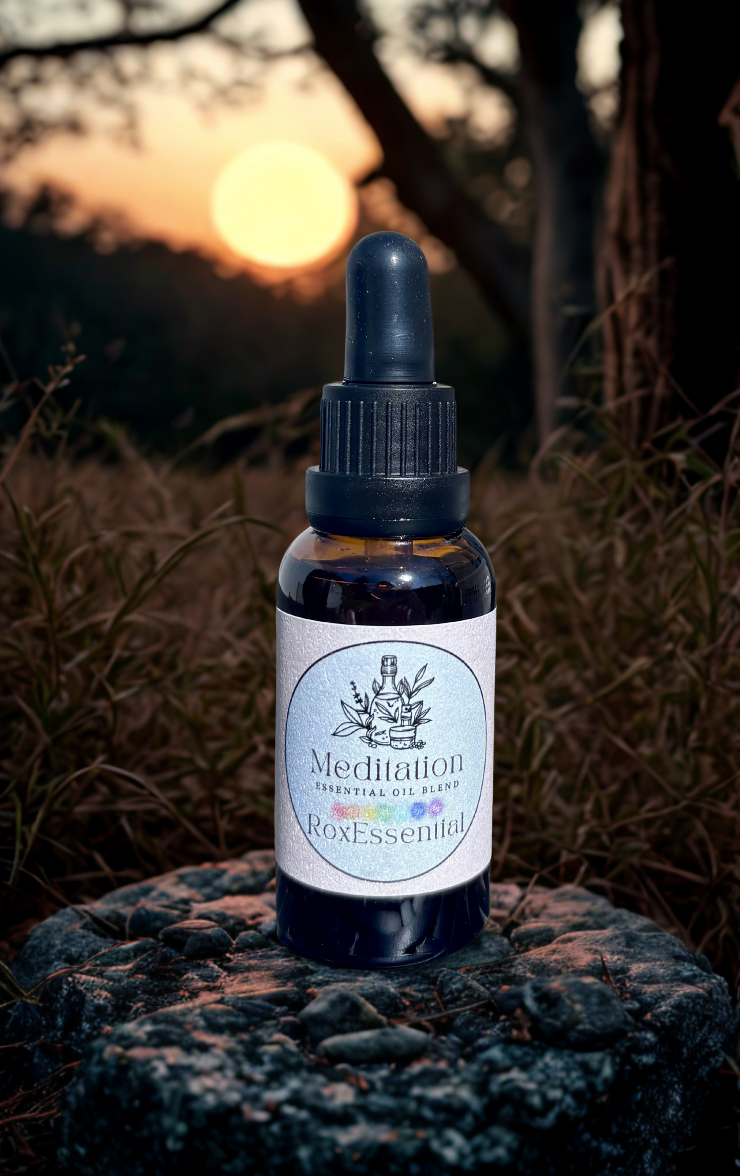 Meditation Body & Bath Oil | Aromatherapy Blend for Relaxation & Mindfulness